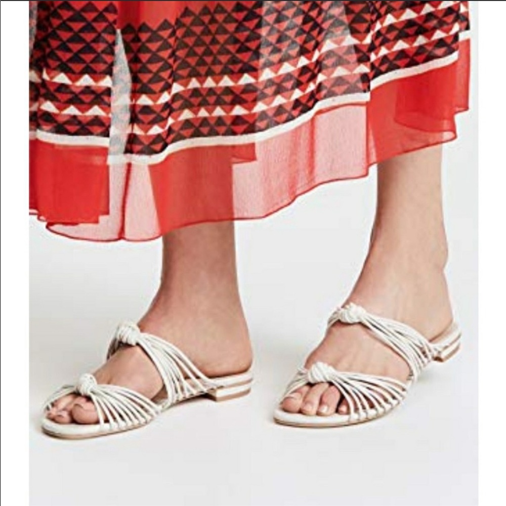 Schutz White Sandals